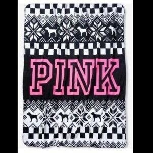 PINK throw blanket